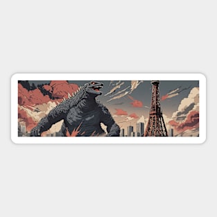 Tokyo Godzilla Rising Sticker